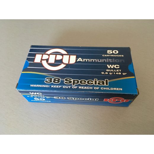 PPU .38 Special WC 148gr.