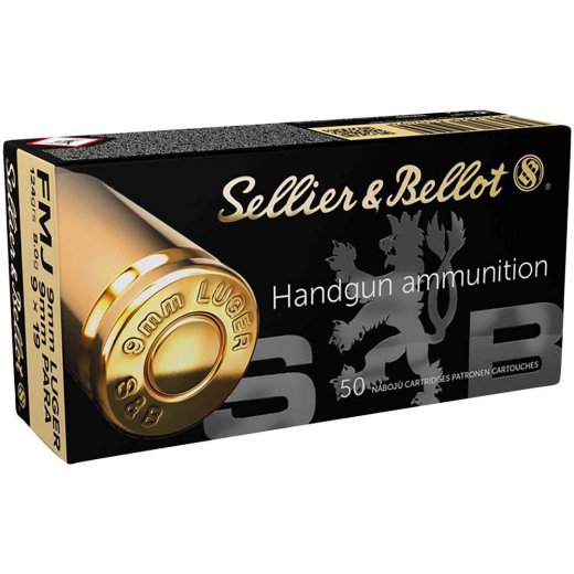 S&B 9mm Luger Vollmantel 124 grs.