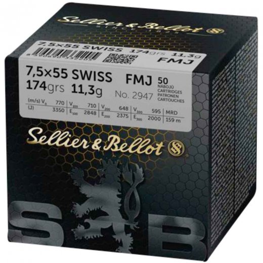 S&B 7,5x55 Vlm 174grs