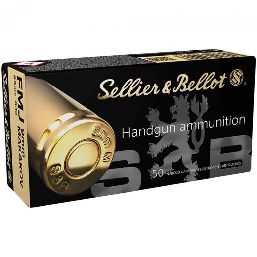 S&B 9 mm Makarov Vollmantel 96grs.