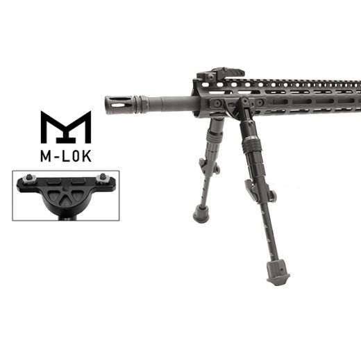 UTG Recon Flex M-LOK Bipod, Matte Black, Cent. Ht. 5.7-8