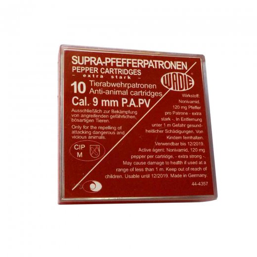 Pfefferpatronen Supra 9 mm P.A.
