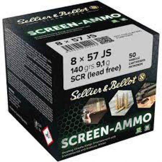 S&B Screen 8x57IS SCZ Zink 140grs. 50ST